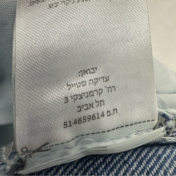 Adika size XS High Wide Leg Raw Hem Ankle Jeans - Picture 5 of 14